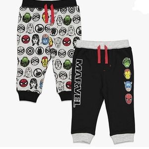 Marvel Avengers Baby Boys 2 Pack Jogger Pants